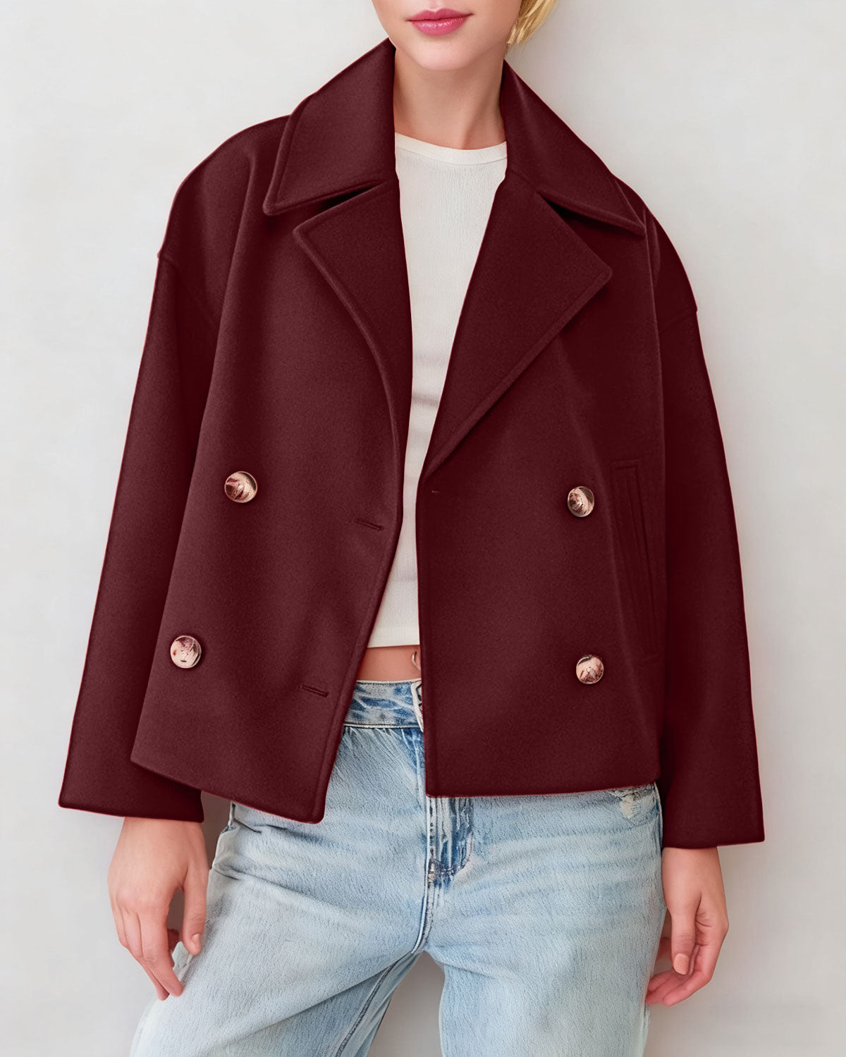 Women's Woven Polyester Jacket Outerwear - RIHOAS