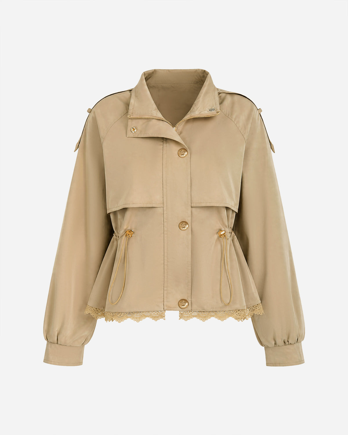 Women's Woven Polyester Jacket - RIHOAS - 02