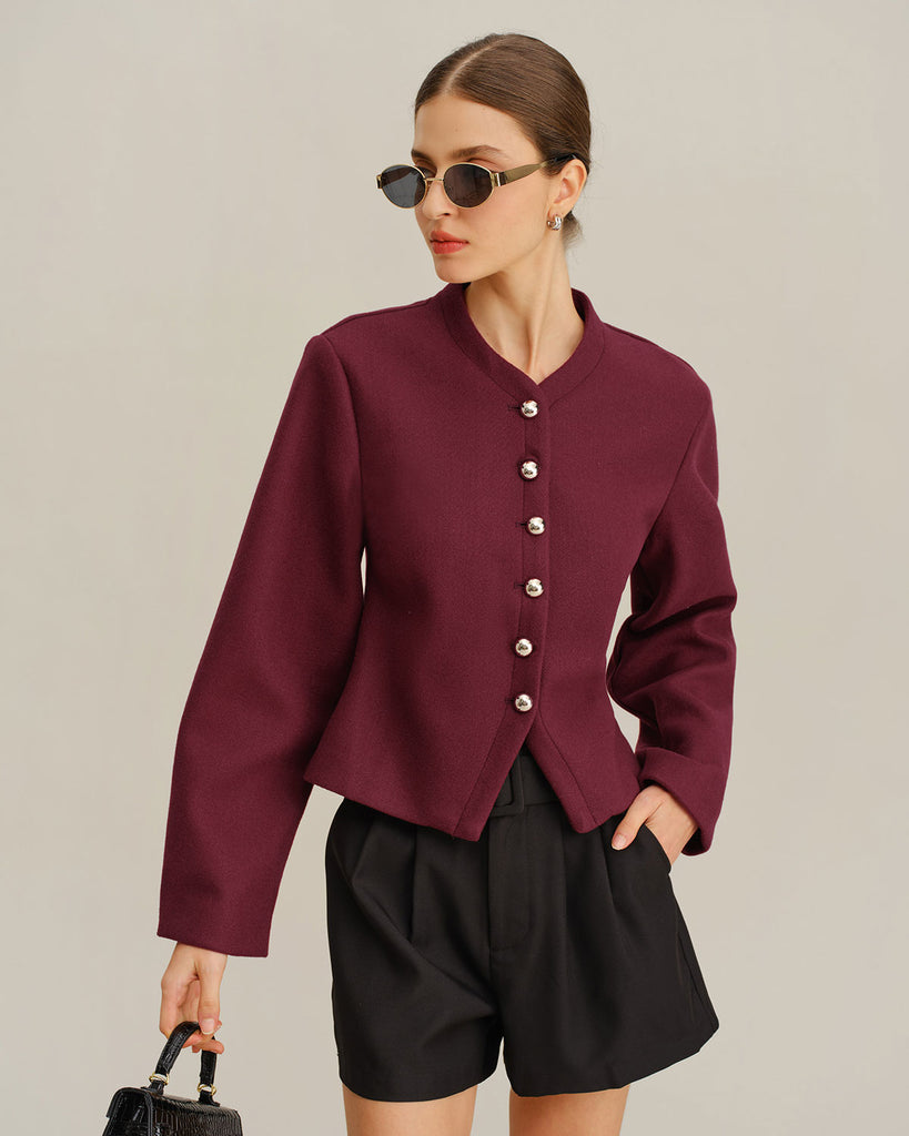 Women's Woven Polyester Jacket Outerwear - RIHOAS