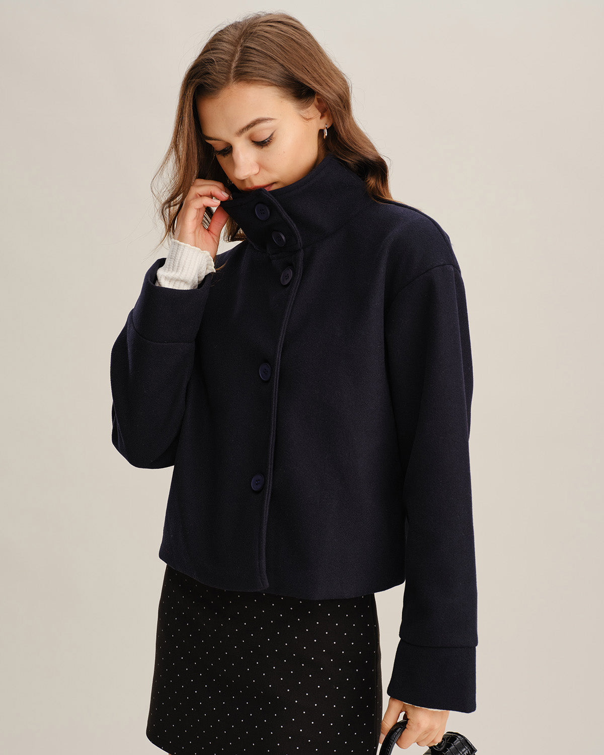 Women's Woven Polyester Jacket Outerwear - RIHOAS