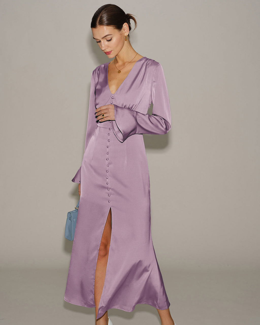 Women's Woven Polyester Long Dress Dresses - RIHOAS