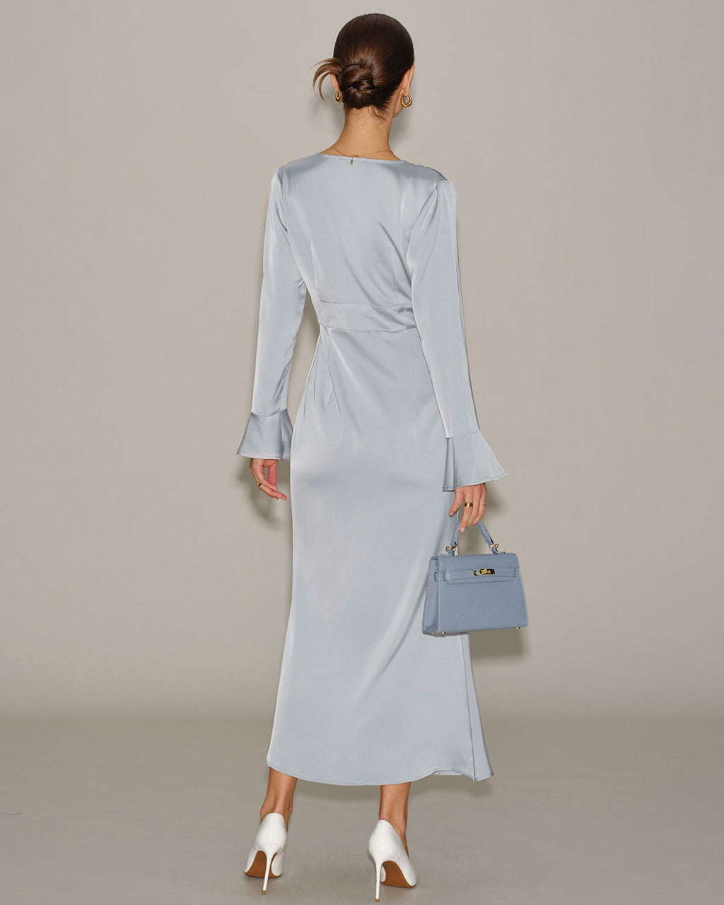 Women's Woven Polyester Long Dress Dresses - RIHOAS