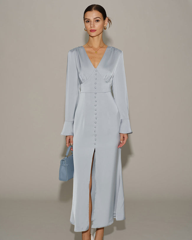 Women's Woven Polyester Long Dress Dresses - RIHOAS