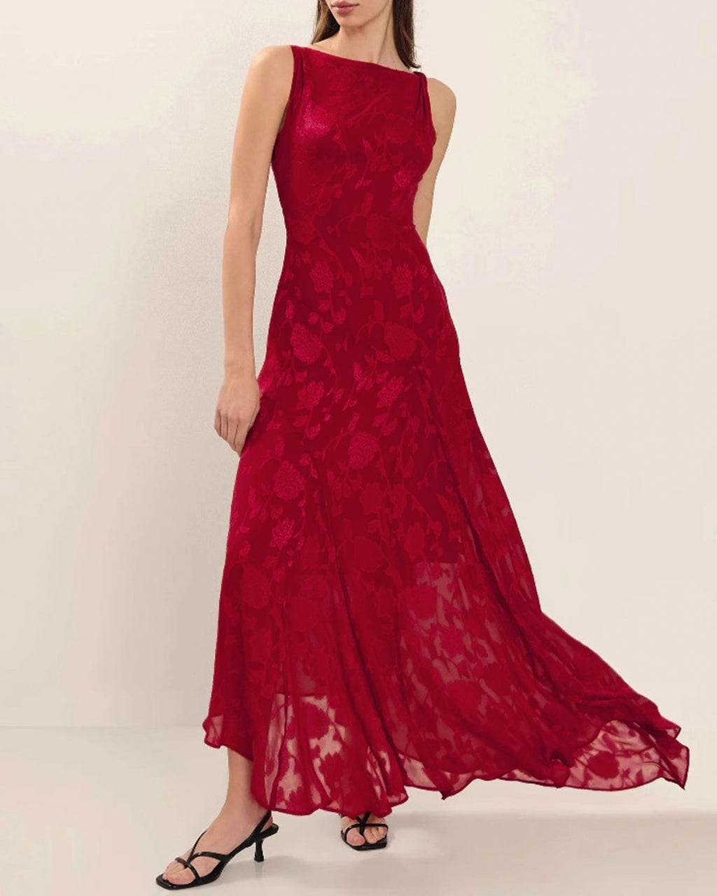 Women's Woven Polyester Long Dress Dresses - RIHOAS