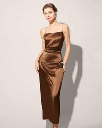 Women's Woven Polyester Long Dresses Dresses - RIHOAS