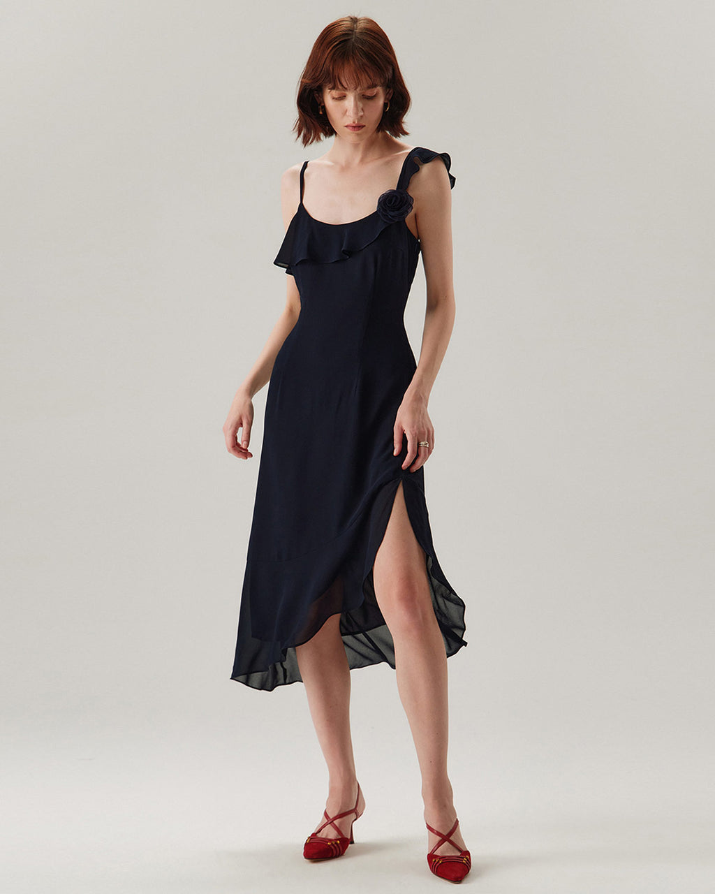 Women's Woven Polyester Long Madi Dresses Dresses - RIHOAS