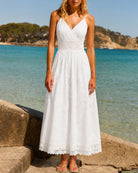 Women's  Woven Polyester Maxi  Dress Dresses - RIHOAS