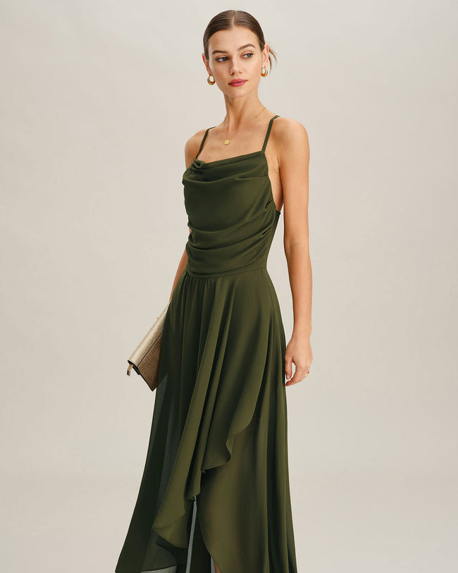 Women's Woven Polyester Maxi Dress Dresses - RIHOAS