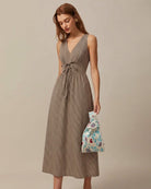 Women's Woven Polyester Maxi Dress Dresses - RIHOAS