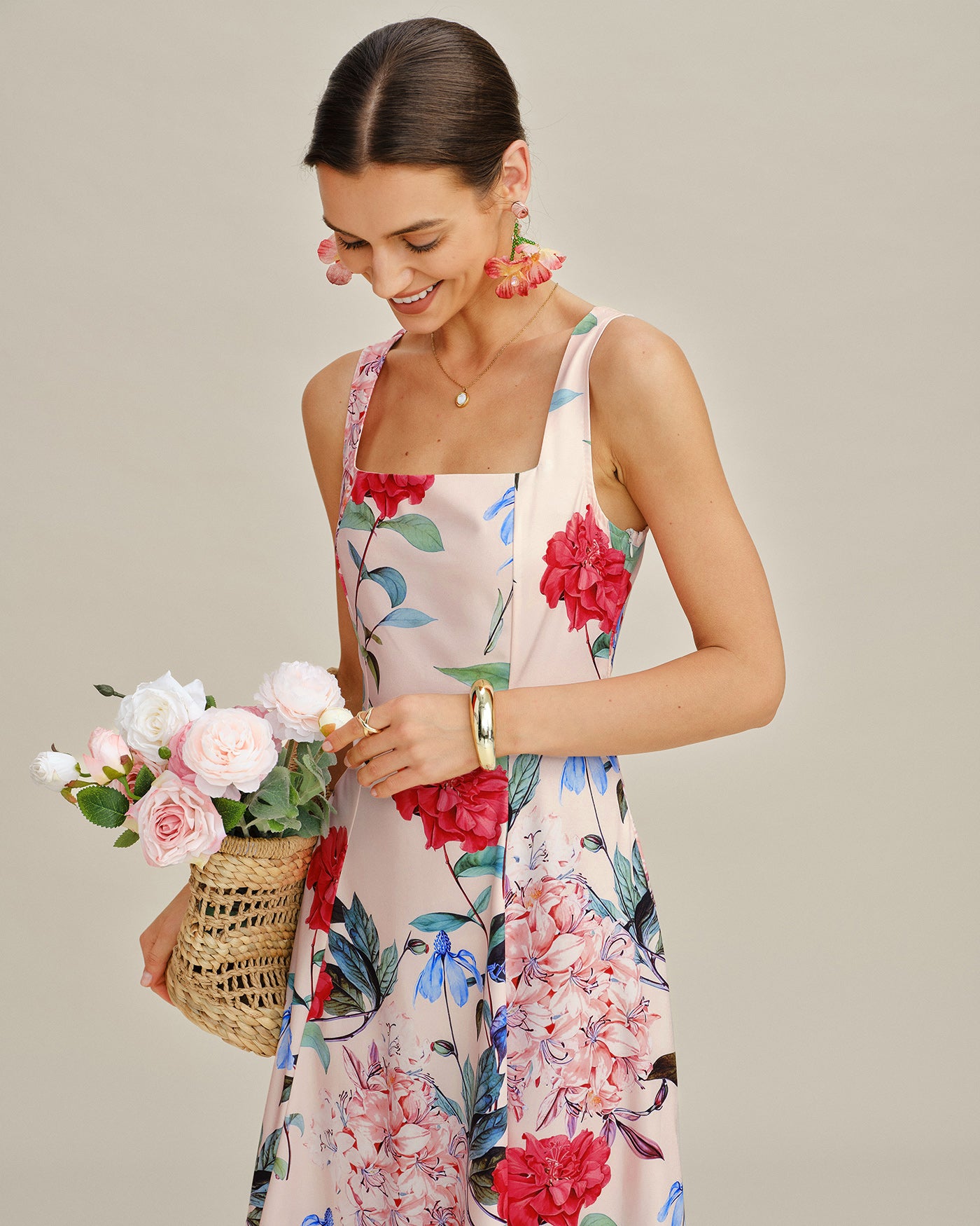Floral A-Line Sleeveless Maxi Dress & Reviews - Multi - Dresses | RIHOAS Floral A-Line Sleeveless Maxi Dress & Reviews - Multi - Dresses | RIHOAS