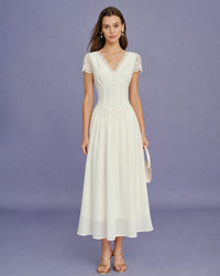 Women's Woven Polyester Maxi Dress - RIHOAS