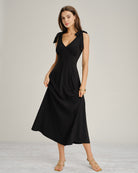 Women's Woven Polyester Maxi Dress Dresses - RIHOAS