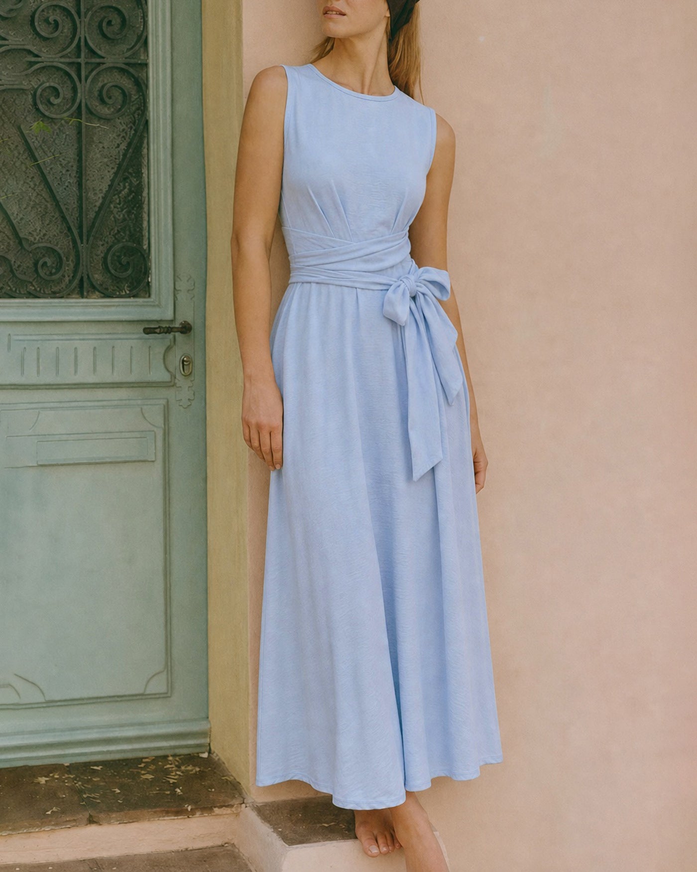 Women's  Woven Polyester Maxi Dress Dresses - RIHOAS