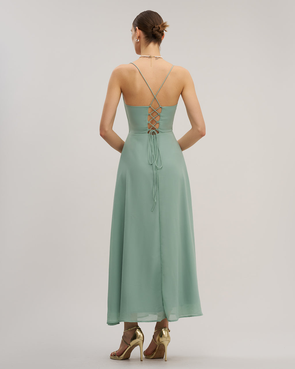 Women's Woven Polyester Maxi Dress Dresses - RIHOAS