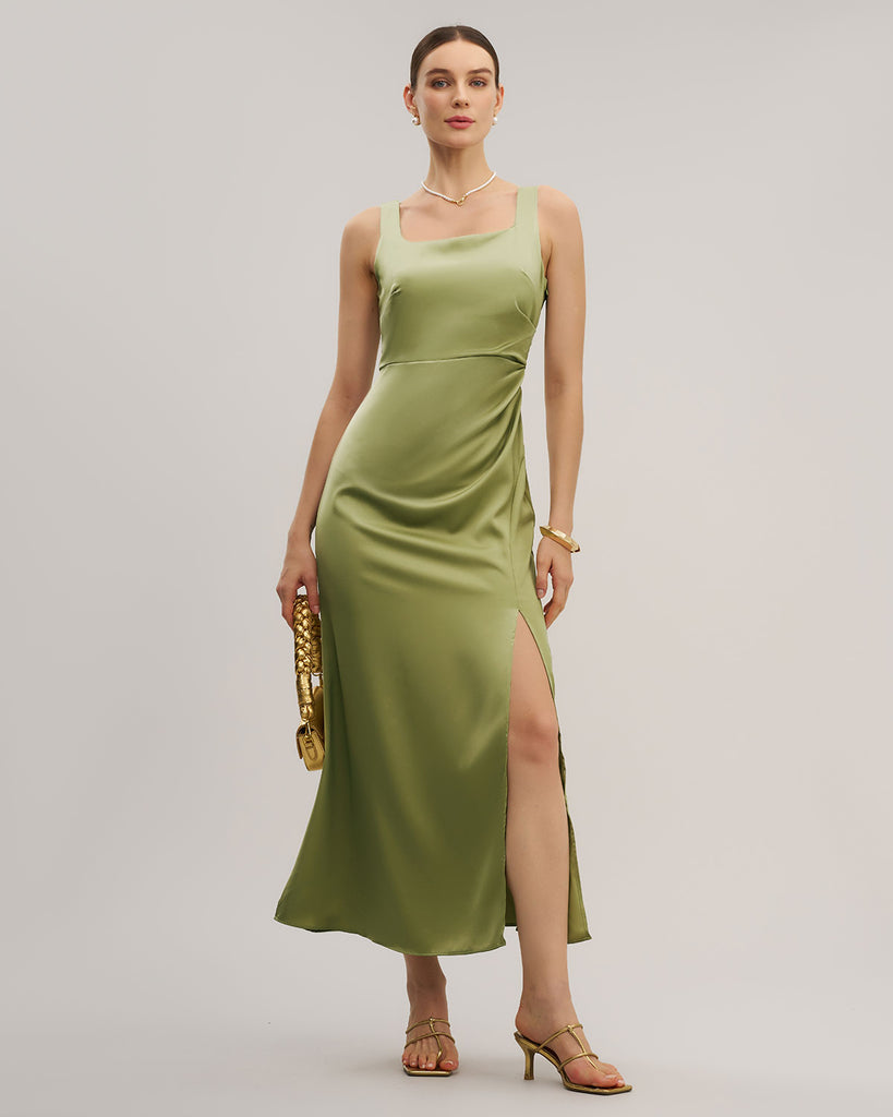 Women's Woven Polyester Maxi Dress Dresses - RIHOAS