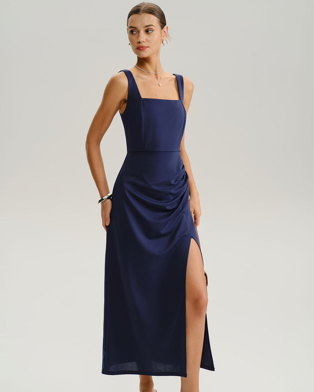 Women's Woven Polyester Maxi Dress Dresses - RIHOAS