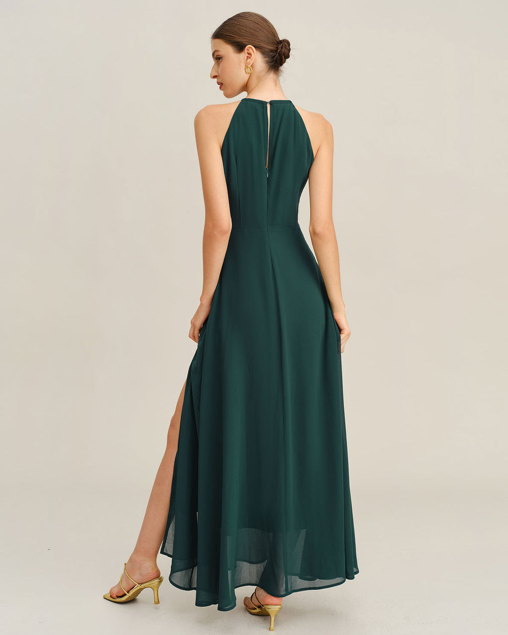 Women's Woven Polyester Maxi Dress Dresses - RIHOAS