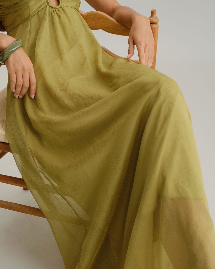 Women's Woven Polyester Maxi Dress Dresses - RIHOAS