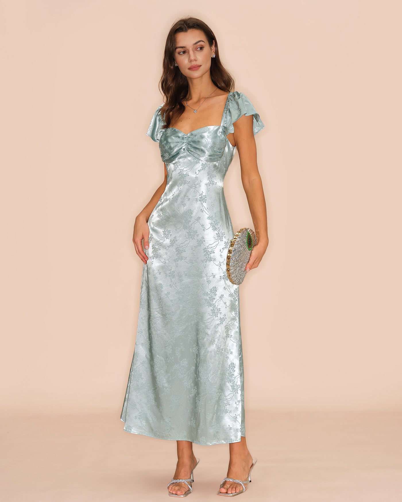 Women's Woven Polyester Maxi Dress Dresses - RIHOAS