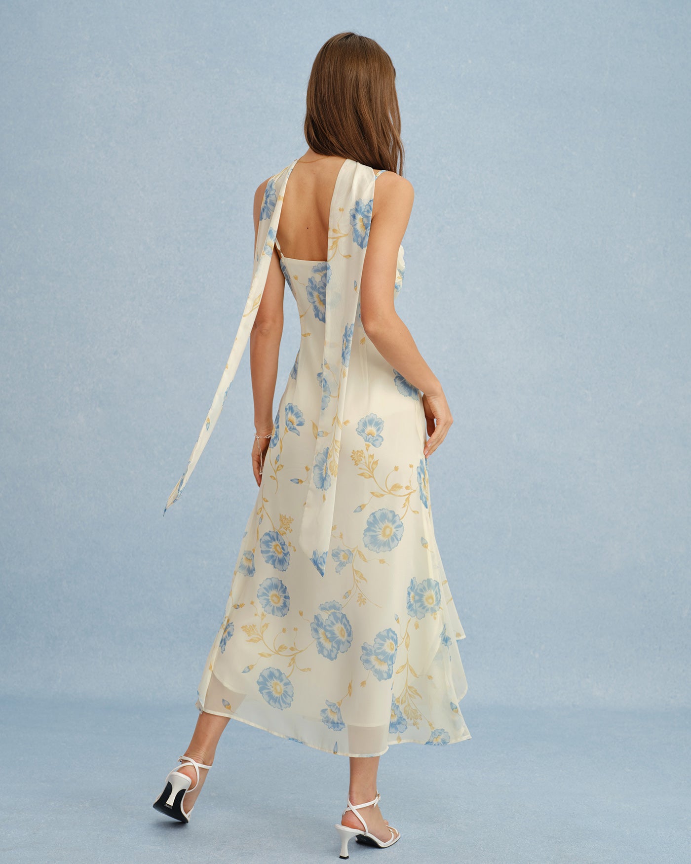 Women's Woven Polyester Maxi Dress Dresses - RIHOAS