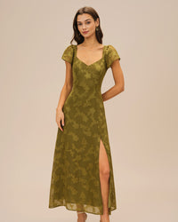 Women's Woven Polyester Maxi Dress Dresses - RIHOAS