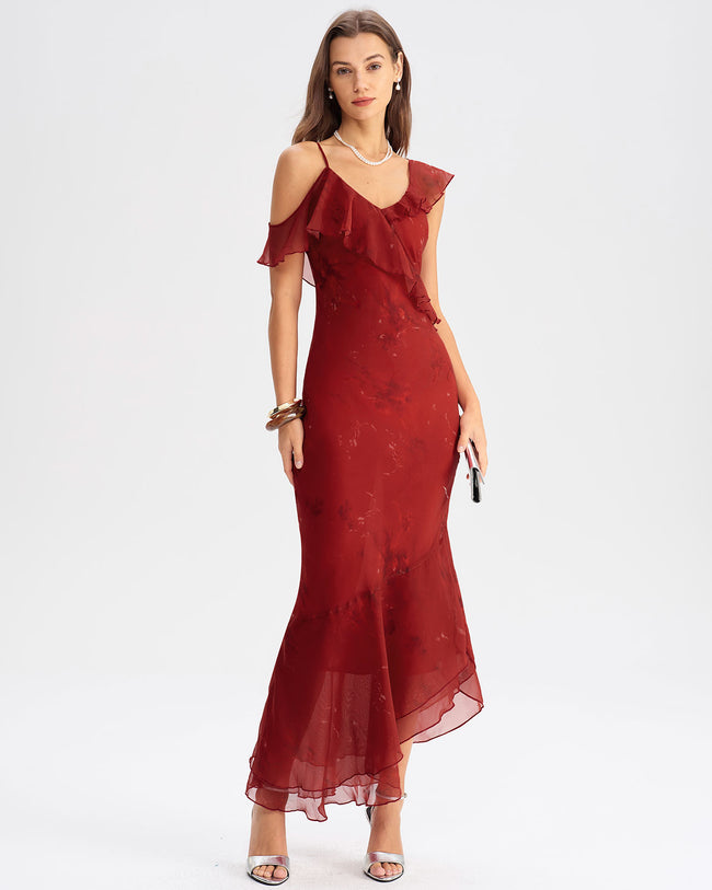 Women's Woven Polyester Maxi Dress Dresses - RIHOAS