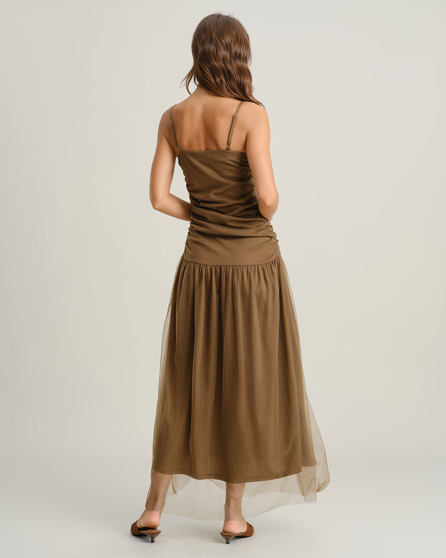 Women's Woven Polyester Maxi Dress Dresses - RIHOAS