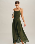 Women's Woven Polyester Maxi Dress Dresses - RIHOAS