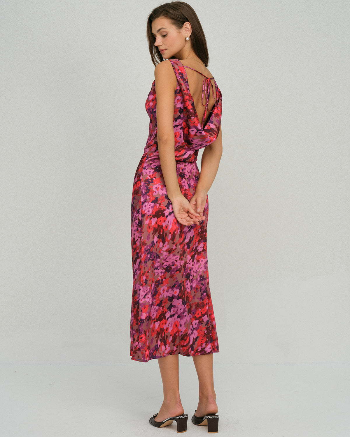 Women's Woven Polyester  Maxi Dress Dresses - RIHOAS