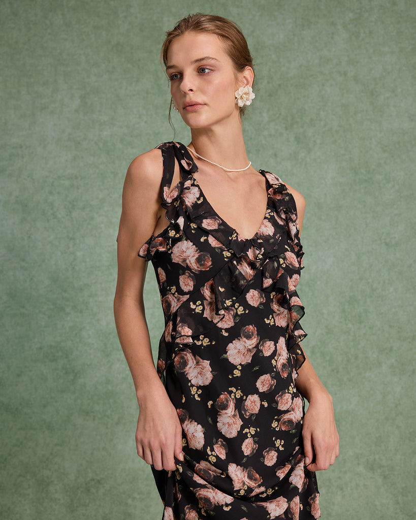 Women's Woven Polyester Maxi Dress Dresses - RIHOAS