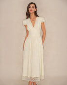 Women's Woven Polyester  Maxi Dress Dresses - RIHOAS