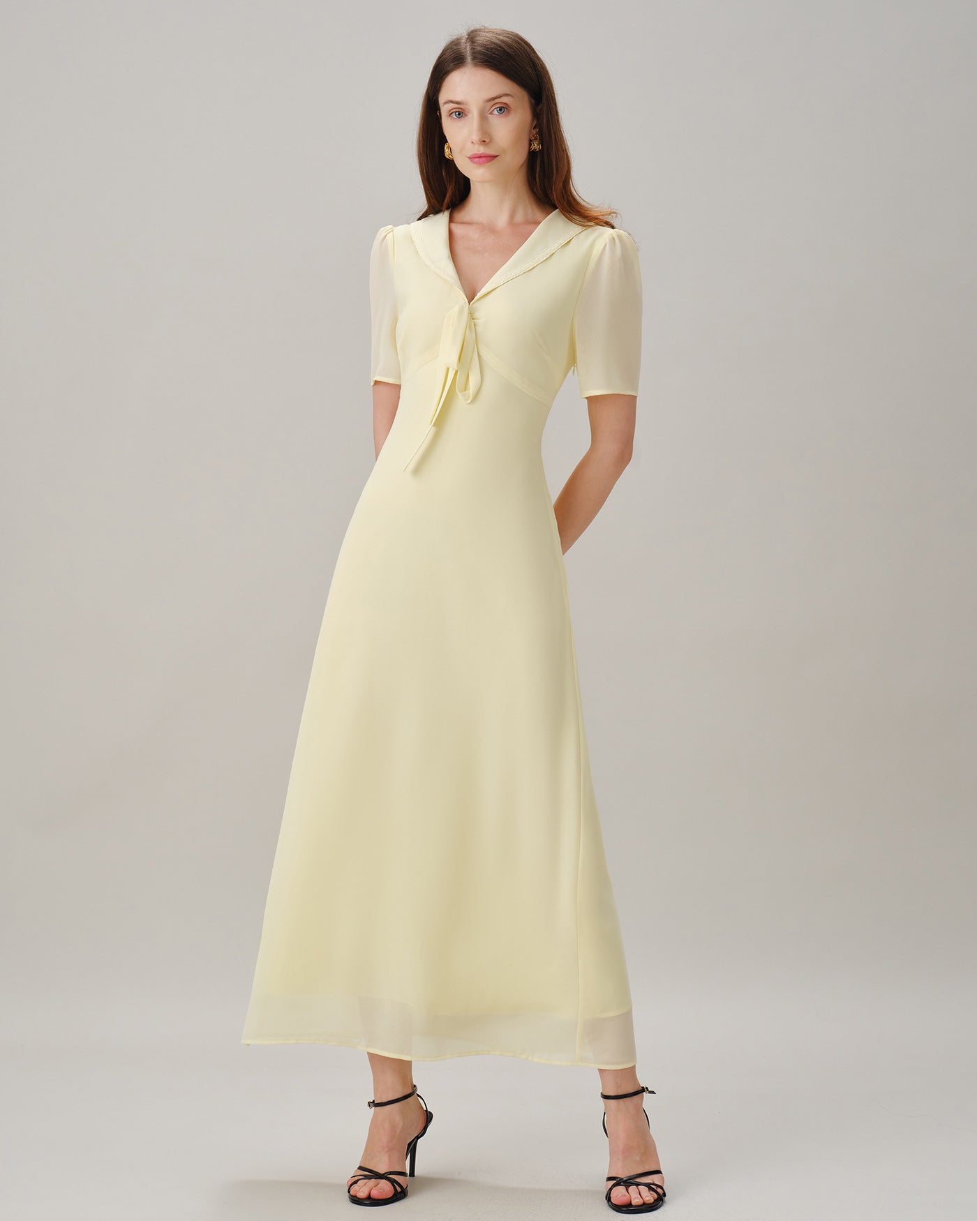 Women's  Woven Polyester Maxi  Dress Dresses - RIHOAS