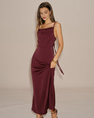 Women's Woven Polyester Maxi Dress Dresses - RIHOAS