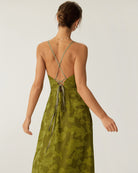 Women's Woven Polyester Maxi Dress - RIHOAS