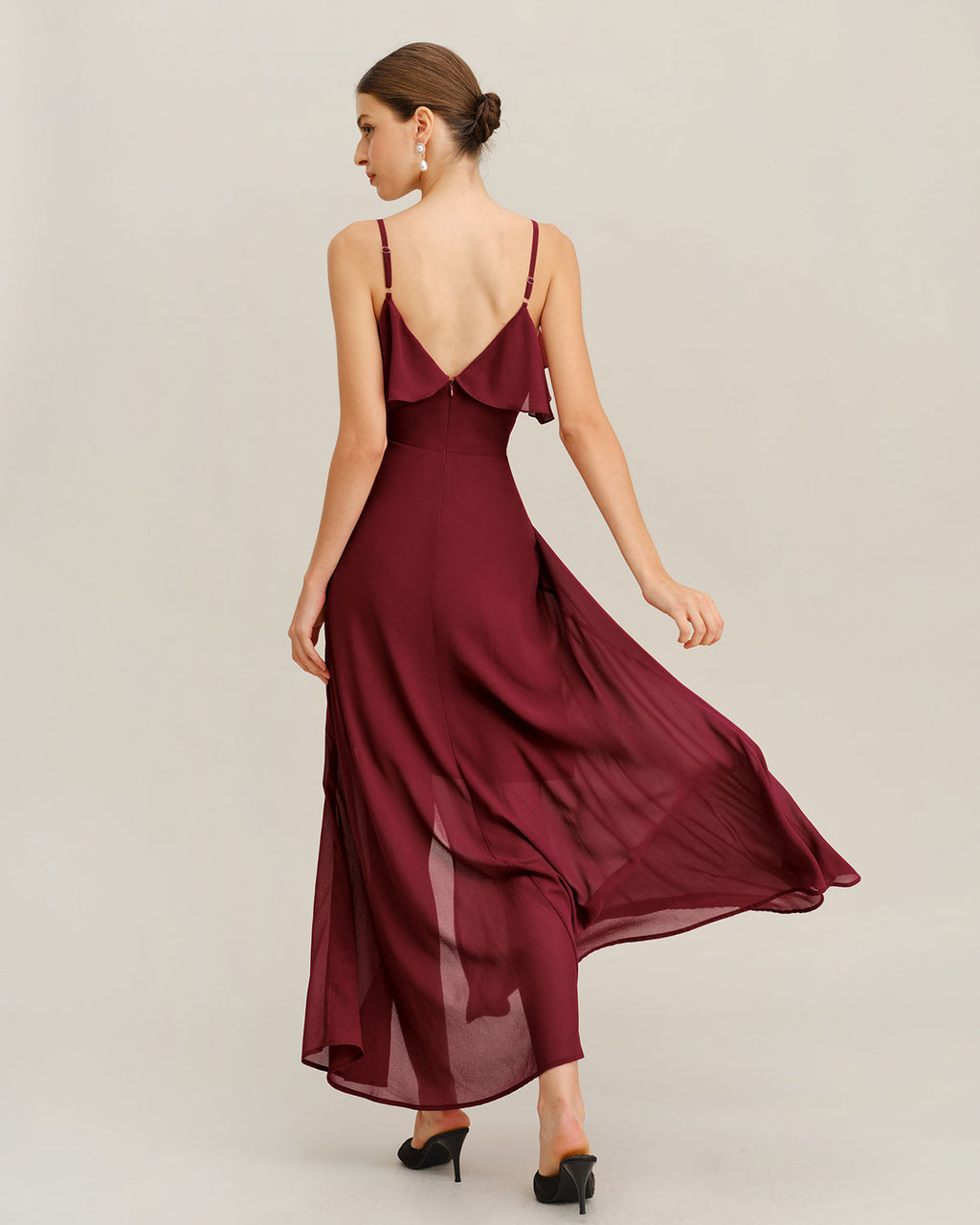 Women's Woven Polyester Maxi Dress Dresses - RIHOAS