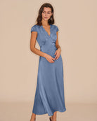 Women's Woven Polyester Maxi Dress Dresses - RIHOAS