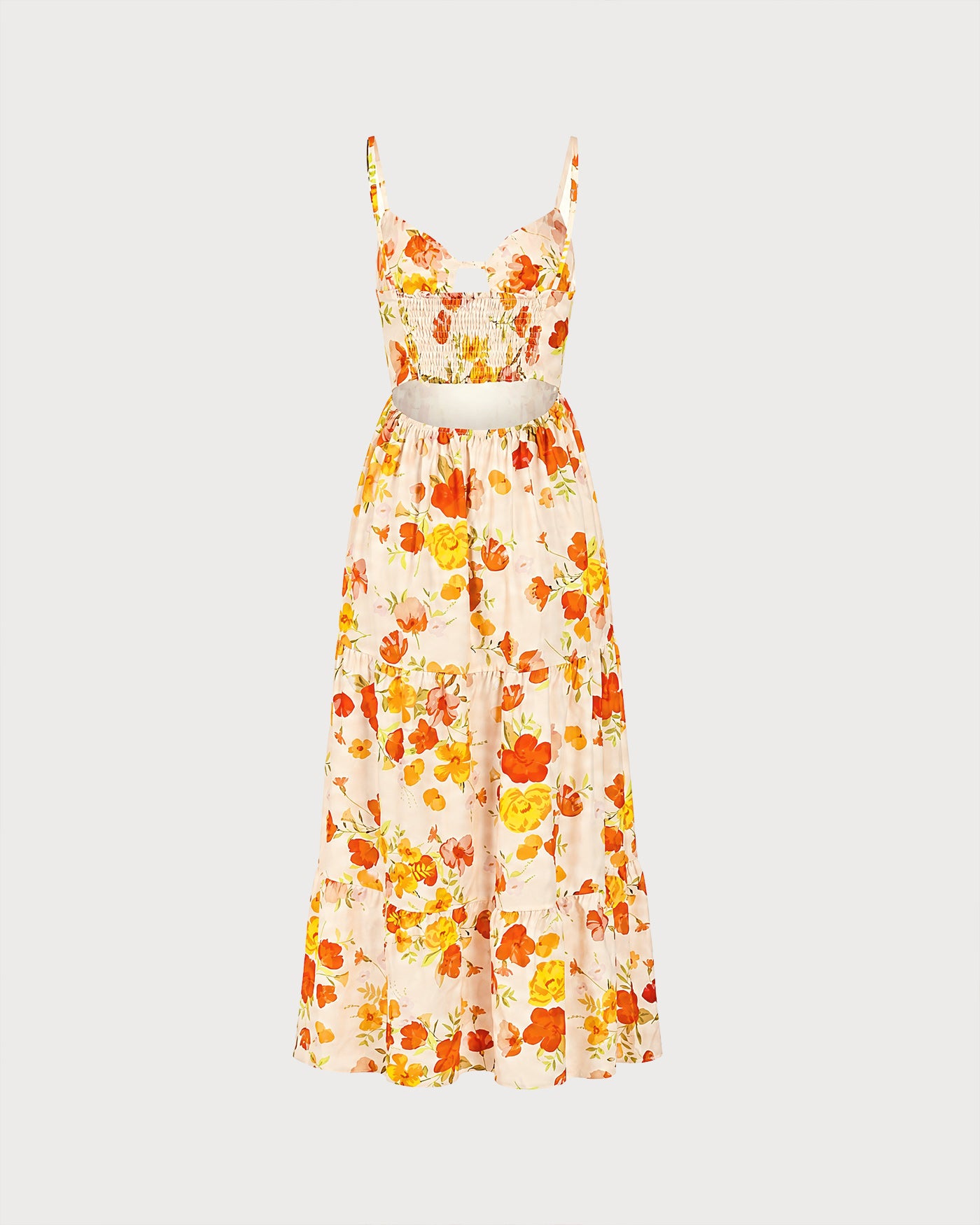 Yellow Floral Shirred Slip Maxi Dress & Reviews - Yellow - Dresses Yellow Floral Shirred Slip Maxi Dress & Reviews - Yellow - Dresses