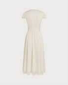 Women's Woven Polyester  Maxi Dress Dresses - RIHOAS
