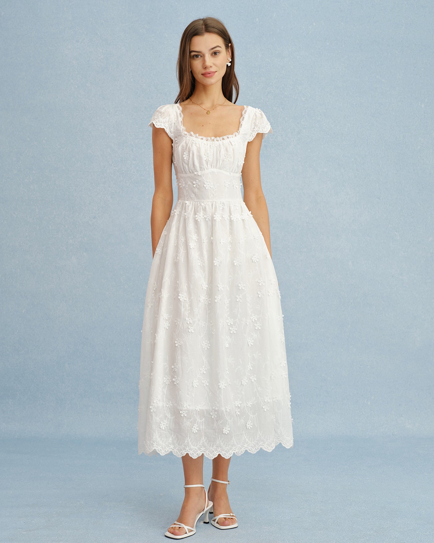 Women's Woven Polyester  Maxi Dress Dresses - RIHOAS