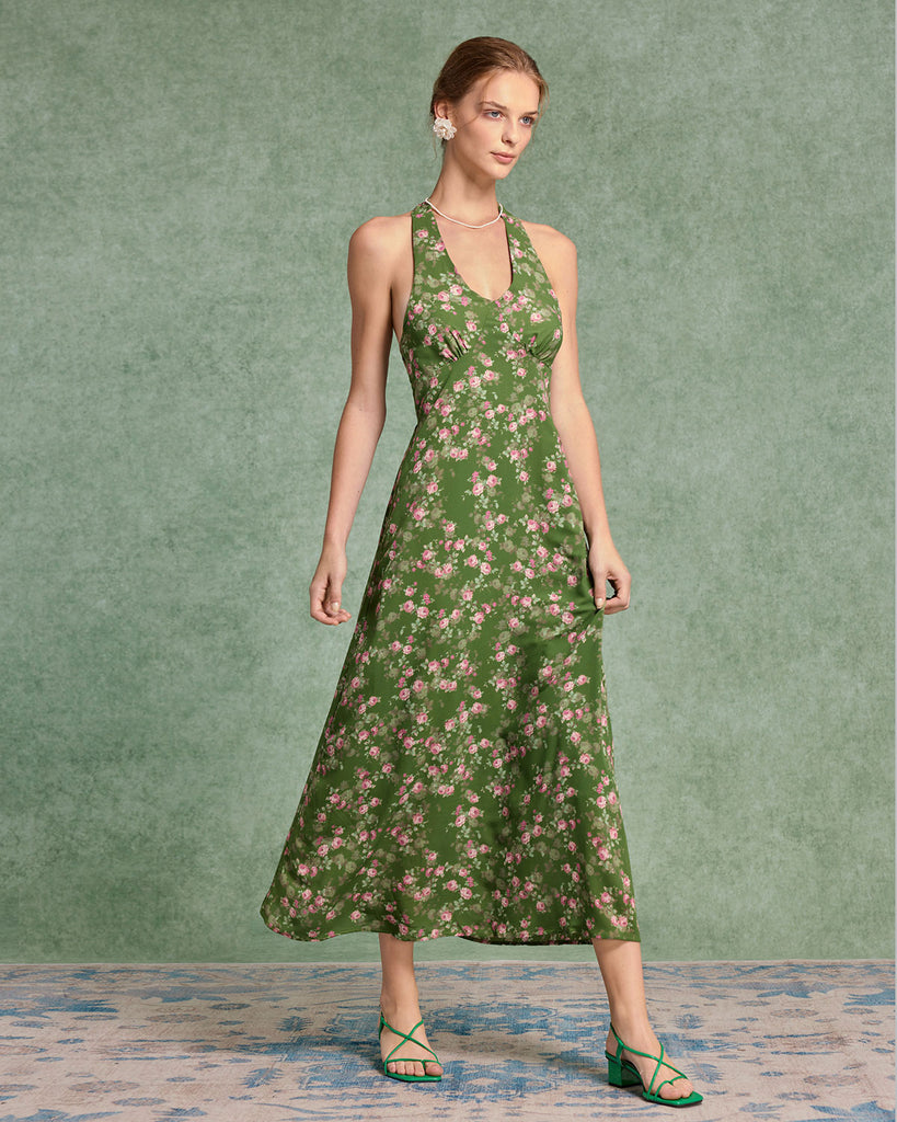 Women's Woven Polyester Maxi Dress Dresses - RIHOAS