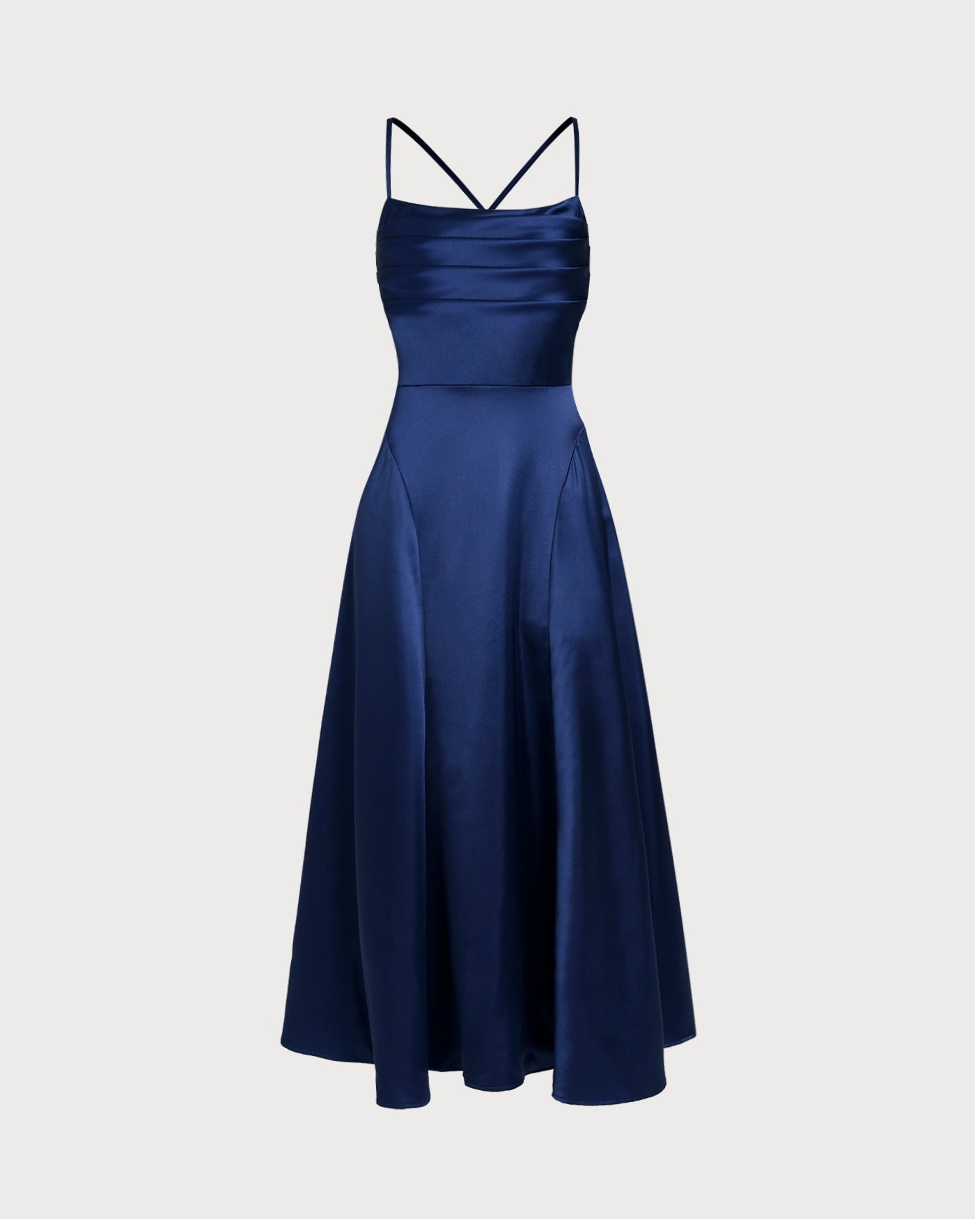 Navy Satin Slip Maxi Dress & Reviews - Navy - Dresses | RIHOAS Navy Satin Slip Maxi Dress & Reviews - Navy - Dresses | RIHOAS