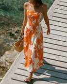Women's  Woven Polyester Maxi Dress Dresses - RIHOAS
