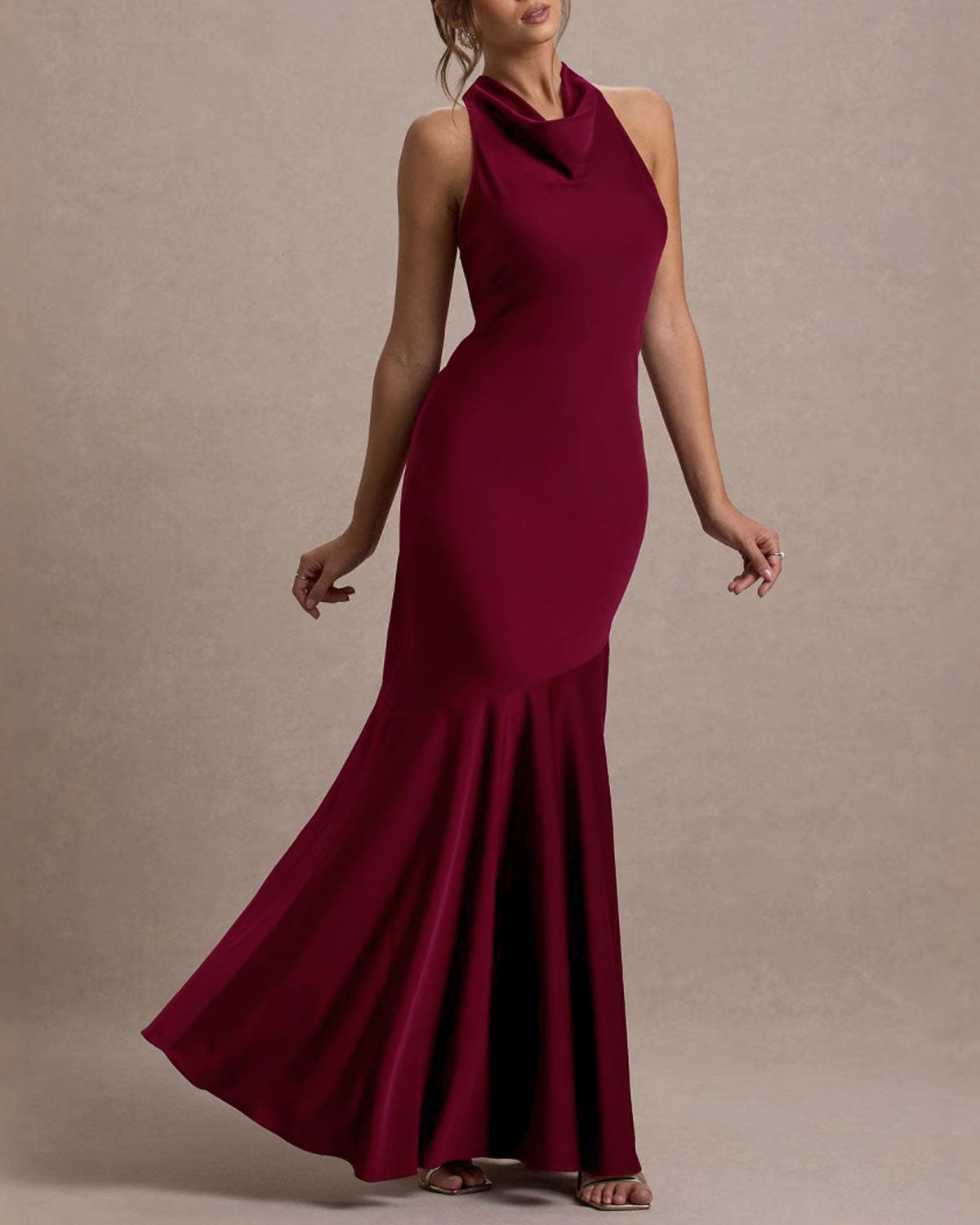 Women's Woven Polyester Maxi Dress Dresses - RIHOAS