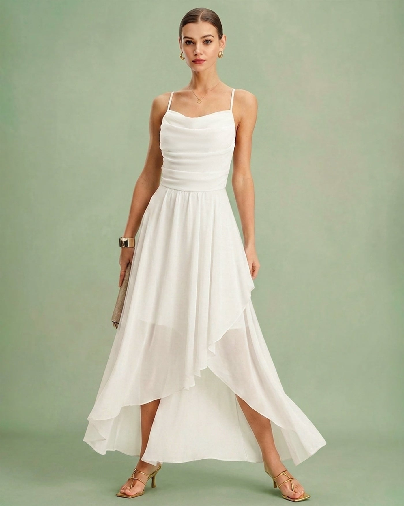 Women's Woven Polyester Maxi Dress Dresses - RIHOAS