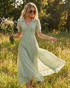 Women's Woven Polyester Maxi Dress Dresses - RIHOAS