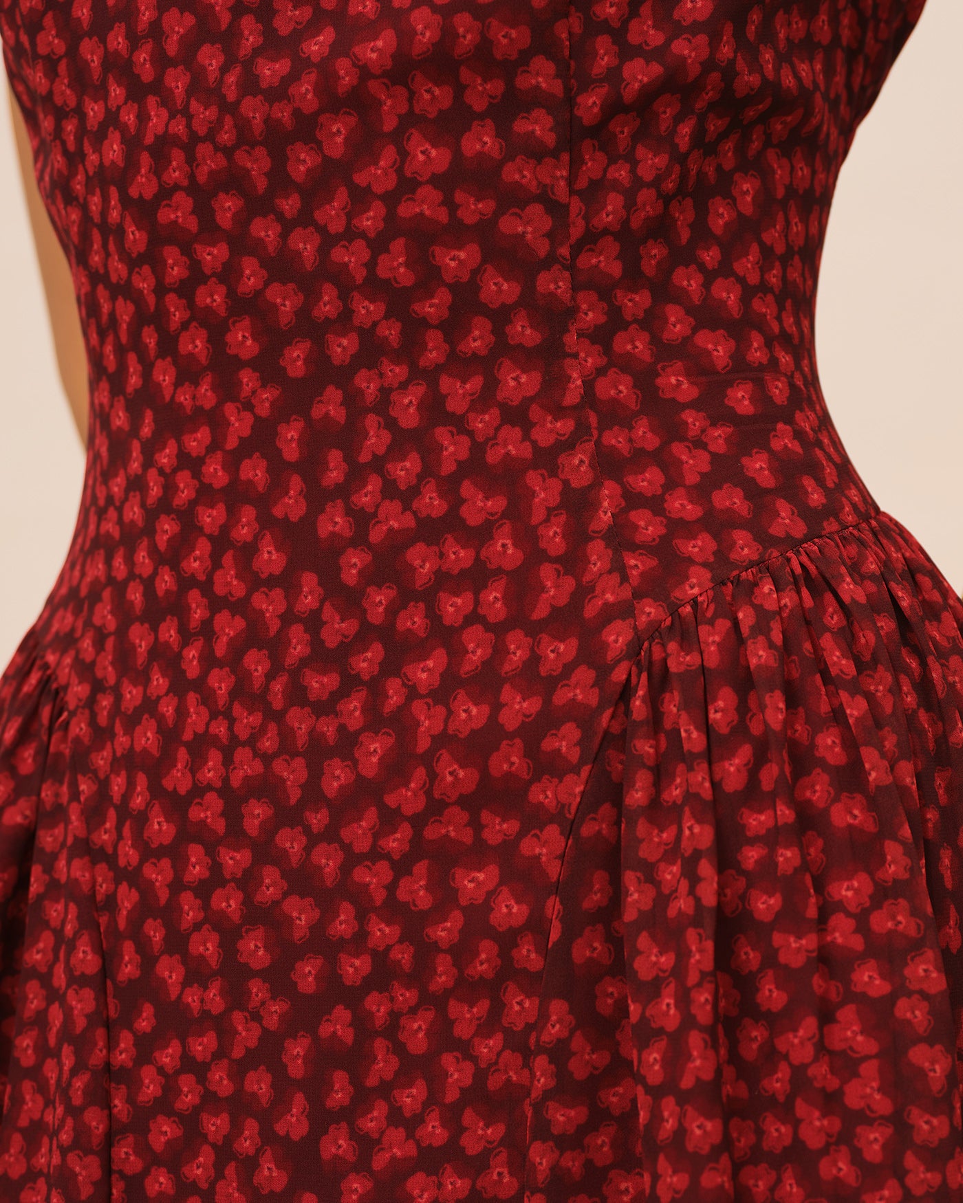 Red Cap Sleeve Floral Maxi Dress & Reviews - Red - Dresses | RIHOAS Red Cap Sleeve Floral Maxi Dress & Reviews - Red - Dresses | RIHOAS