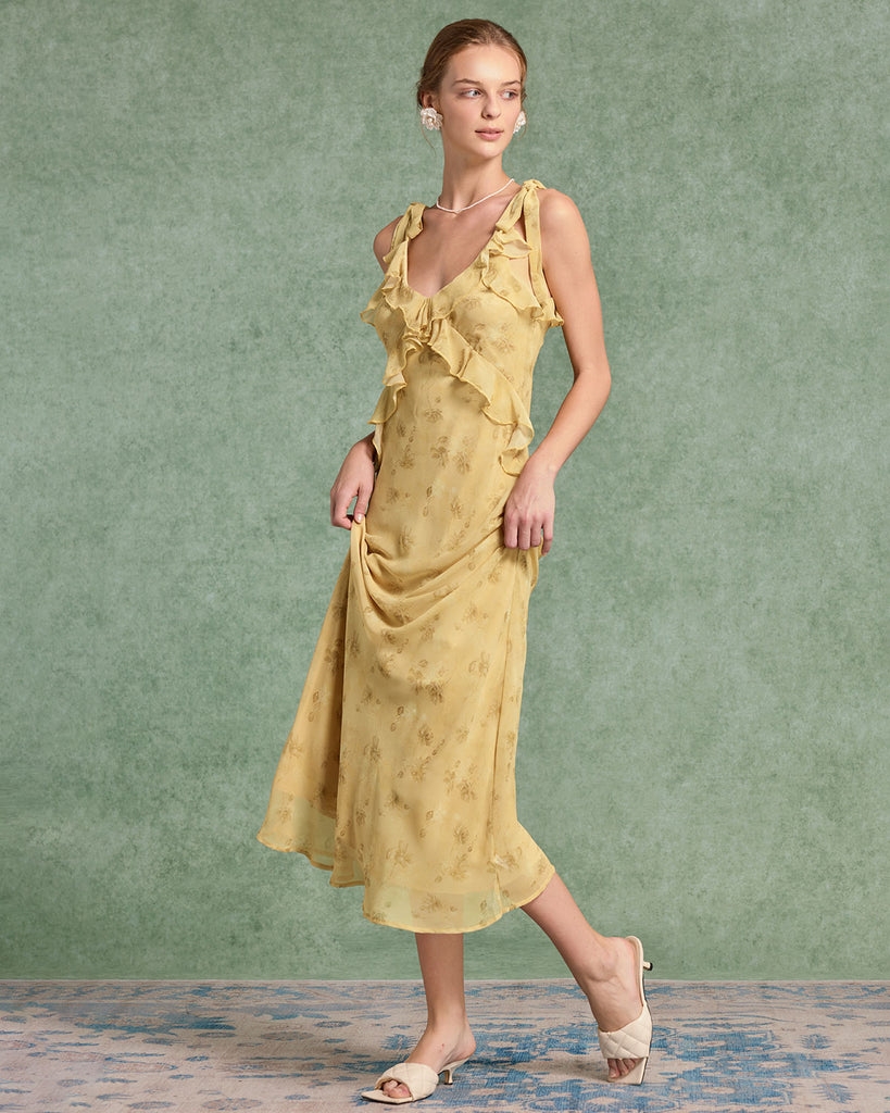 Women's Woven Polyester Maxi Dress Dresses - RIHOAS