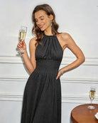 Women's Woven Polyester Maxi Dress Dresses - RIHOAS