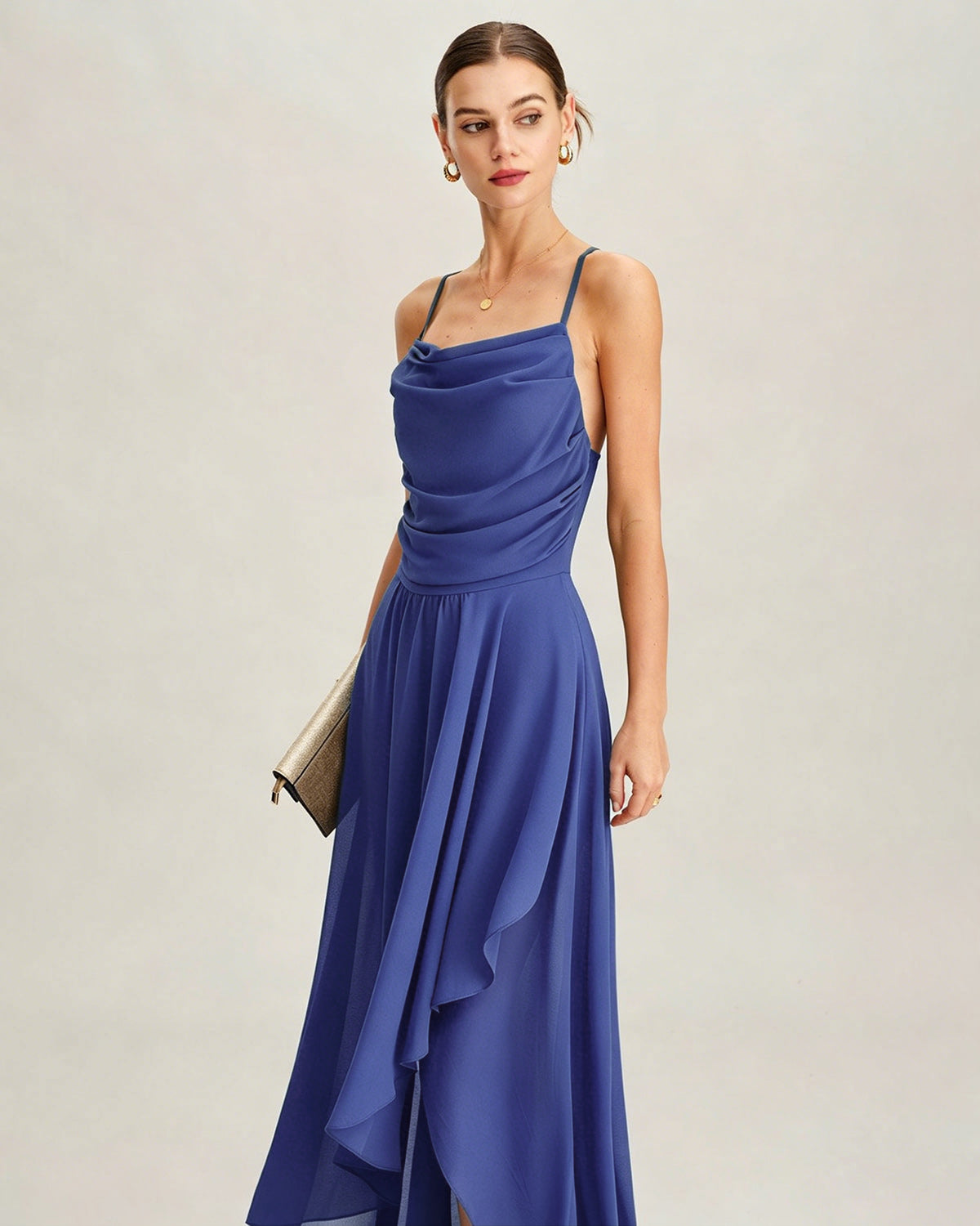 Women's Woven Polyester Maxi Dress Dresses - RIHOAS