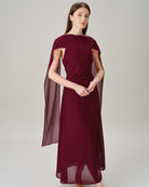 Women's Woven Polyester Maxi Dress Dresses - RIHOAS
